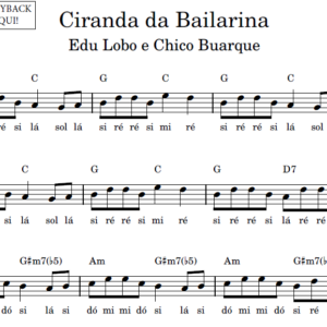 Ciranda da Bailarina - Partitura Facilitada