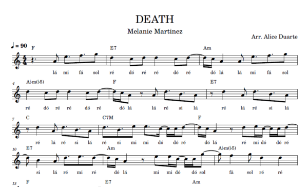 DEATH - Partitura Facilitada