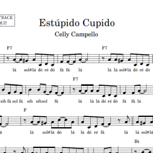 Estúpido Cupido - Partitura Facilitada