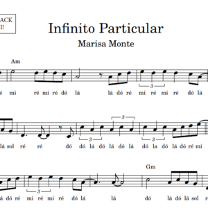 Infinito Particular - Partitura Facilitada