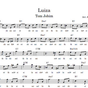 Luiza - Partitura Facilitada