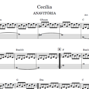 Cecília - Partitura para Piano