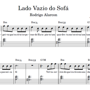 Lado Vazio do Sofá - Partitura para Piano (Iniciante)