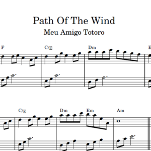 Path Of The Wind - Partitura para Piano