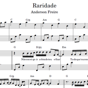 Raridade - Partitura para Piano