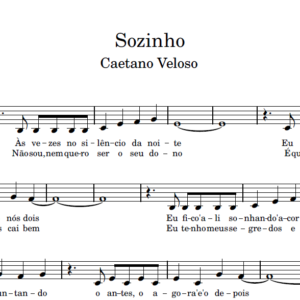 Sozinho - Partitura para Clarinete, Sax Tenor e Trompete (sib)