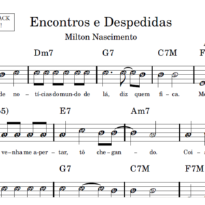 Encontros e Despedidas - Partitura Facilitada