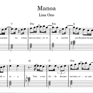 Manoa - Partitura para Piano