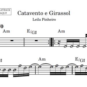Catavento e Girassol - Partitura Facilitada