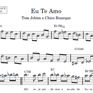 Eu Te Amo - Partitura Facilitada