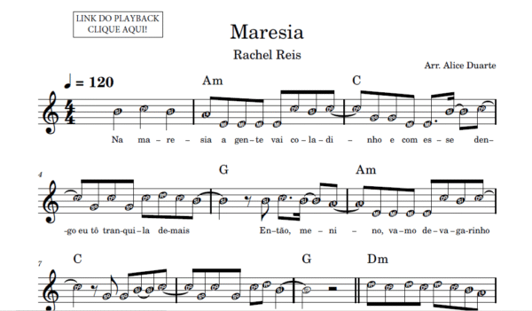 Maresia - Partitura Facilitada