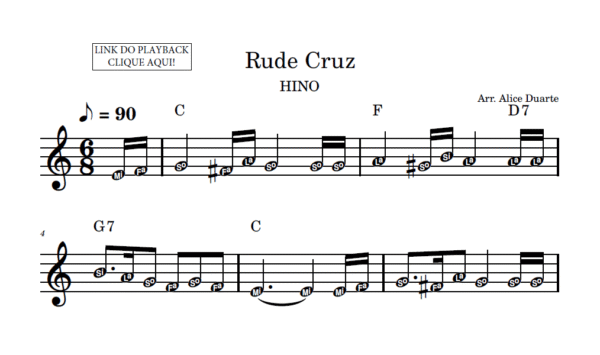 Rude Cruz - Partitura Facilitada