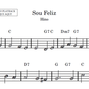 Sou Feliz - Partitura Facilitada