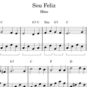 Sou Feliz - Partitura para Piano