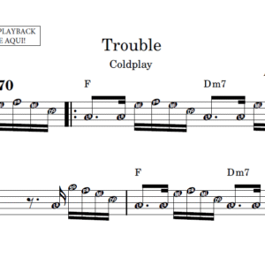 Trouble - Partitura Facilitada