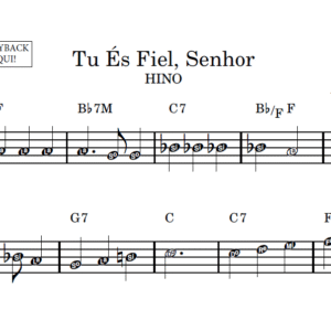 Tu És Fiel, Senhor - Partitura Facilitada