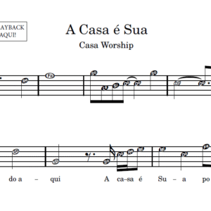 A Casa é Sua - Partitura para Sax Alto