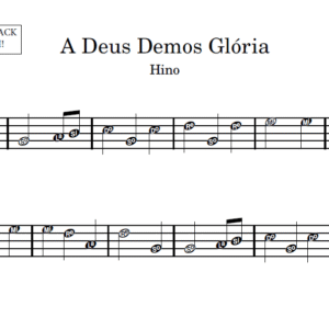 A Deus Demos Glória - Partitura para Sax Alto