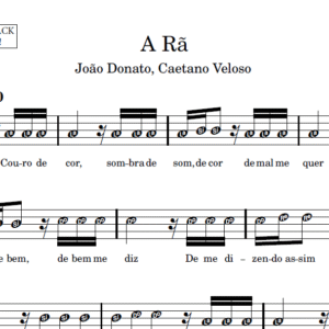 A Rã - Partitura para Sax Alto