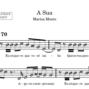 A Sua - Partitura para Instrumentos em Sib