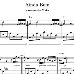 Ainda Bem - Partitura para Piano