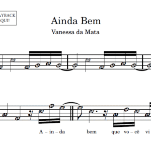 Ainda Bem - Partitura para Sax Alto