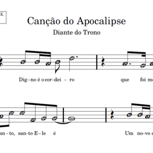 Canção do Apocalipse - Partitura para Instrumentos em Sib
