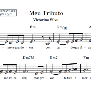 Meu Tributo - Partitura Facilitada