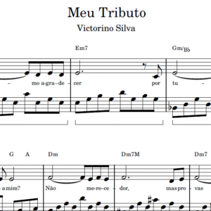 Meu Tributo - Partitura para Piano