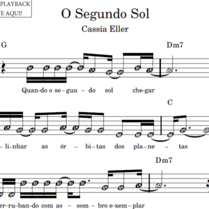 O Segundo Sol - Partitura Facilitada