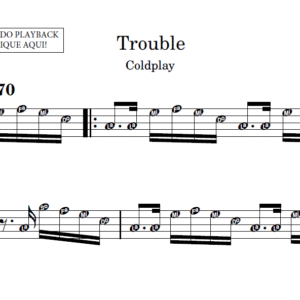 Trouble - Partitura para Sax Alto