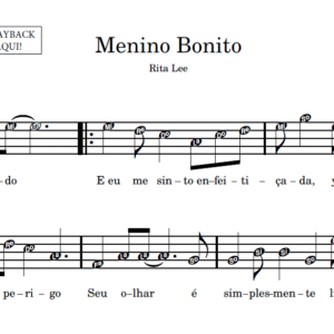 Menino Bonito - Partitura para Instrumentos em Sib