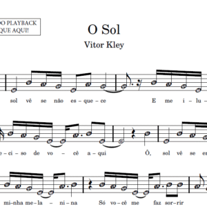 O Sol - Partitura para Sax Alto