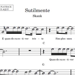 Sutilmente - Partitura Facilitada