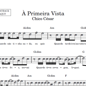À Primeira Vista - Partitura Facilitada