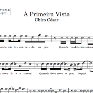 À Primeira Vista - Partitura para Instrumentos em Sib
