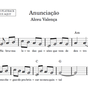Anunciação - Partitura Facilitada