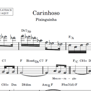 Carinhoso - Partitura Facilitada