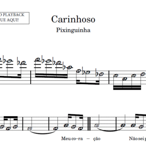 Carinhoso - Partitura para Instrumentos em Sib