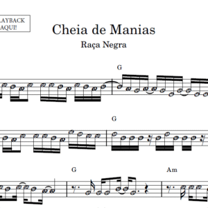 Cheia de Manias - Partitura Facilitada