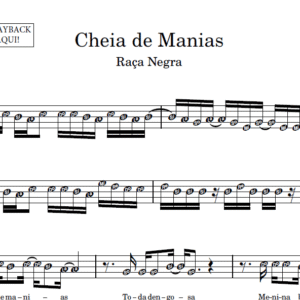 Cheia de Manias - Partitura para Instrumentos em Sib