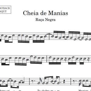 Cheia de Manias - Partitura para Sax Alto