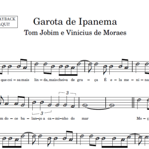 Garota de Ipanema - Partitura para Instrumentos em Sib