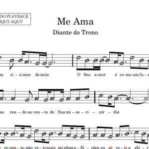 Me Ama - Partitura para Instrumentos em Sib