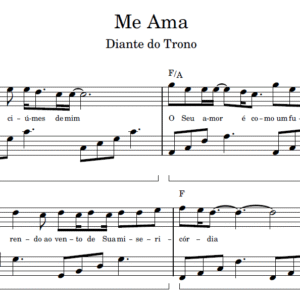 Me Ama - Partitura para Piano