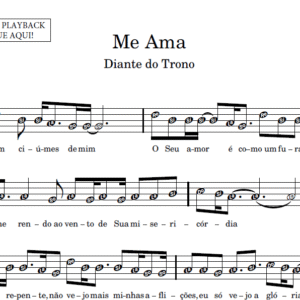 Me Ama - Partitura para Sax Alto