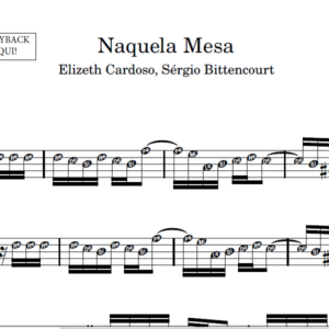 Naquela Mesa - Partitura para Sax Alto