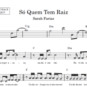 Só Quem Tem Raiz - Partitura Facilitada