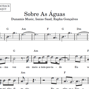 Sobre As Águas - Partitura Facilitada