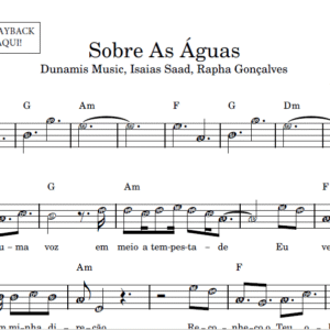 Sobre As Águas - Partitura para Sax Alto